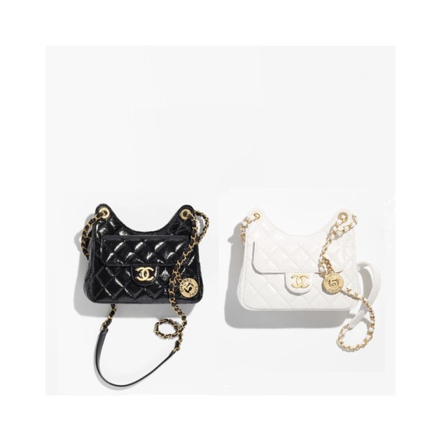 CHANEL 샤넬 23c 포켓 체인 호보백 스몰 미디움 제니백