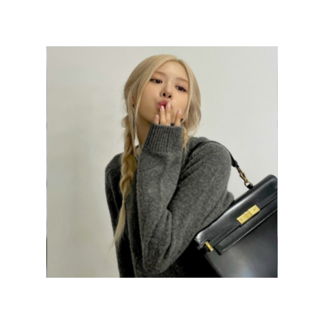 [블랙핑크 로제] SAINT LAURENT 생로랑 박스 맨하튼 숄더백