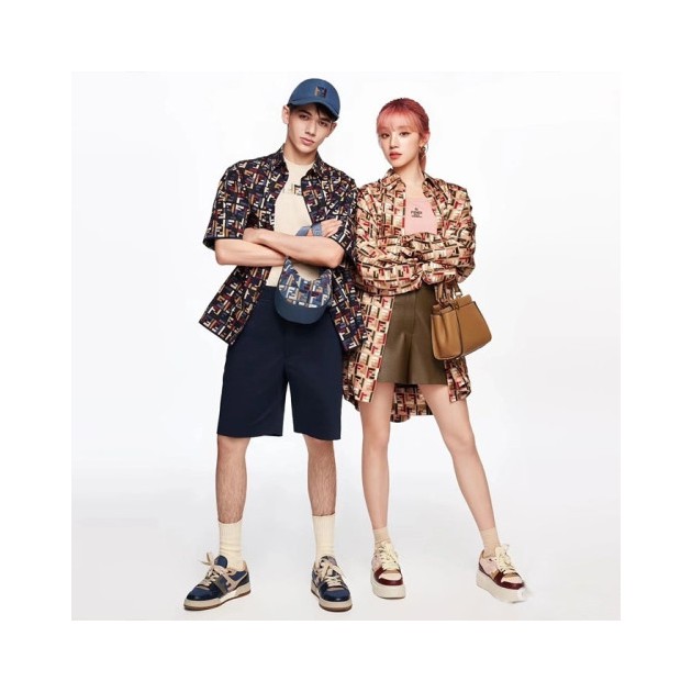 FENDI 펜디 남녀공용  매치 FF 스니커즈