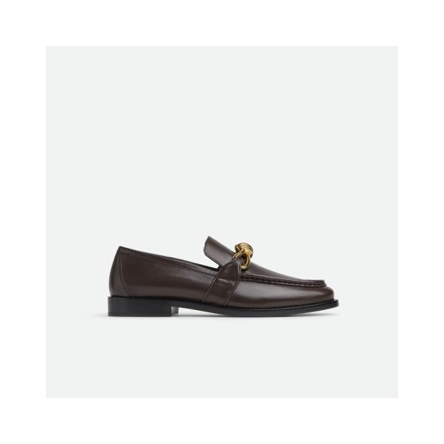 BOTTEGA VENETA 보테가베네타 여성 초코 로퍼