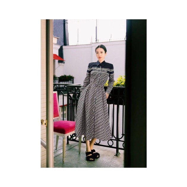 DIOR 디올 오블리크 기본원피스