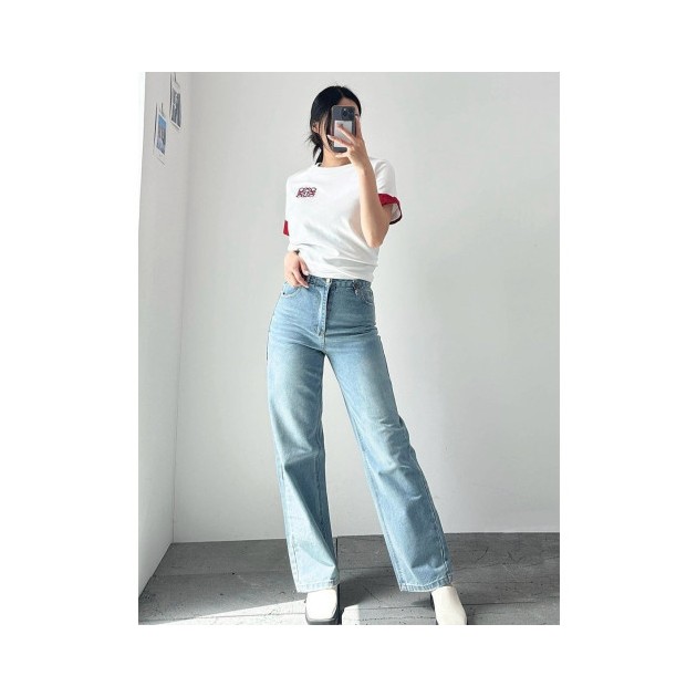 SAINT LAURENT 생로랑 하이웨스트 와이드 펜츠