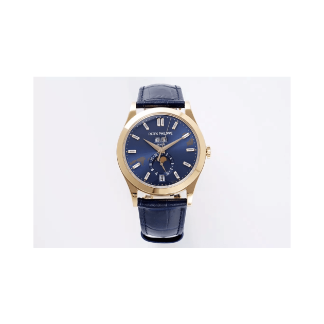 PATEK PHILIPPE 파텍필립 컴플리케이션 애뉴얼 캘린더 청판 5396R 로즈골드 문페이즈 38mm