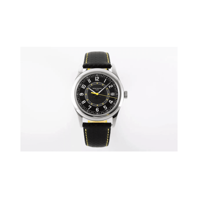 PATEK PHILIPPE 파텍필립 칼라트라바 6007 블랙 다이얼 블랙 스트랩