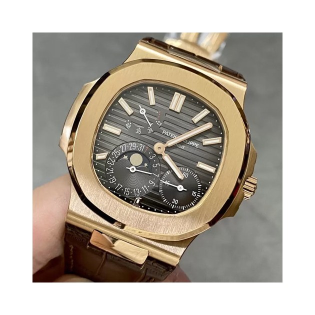 PATEK PHILIPPE 파텍필립 노틸러스 문페이즈 슬레이트 금통 청판 5712
