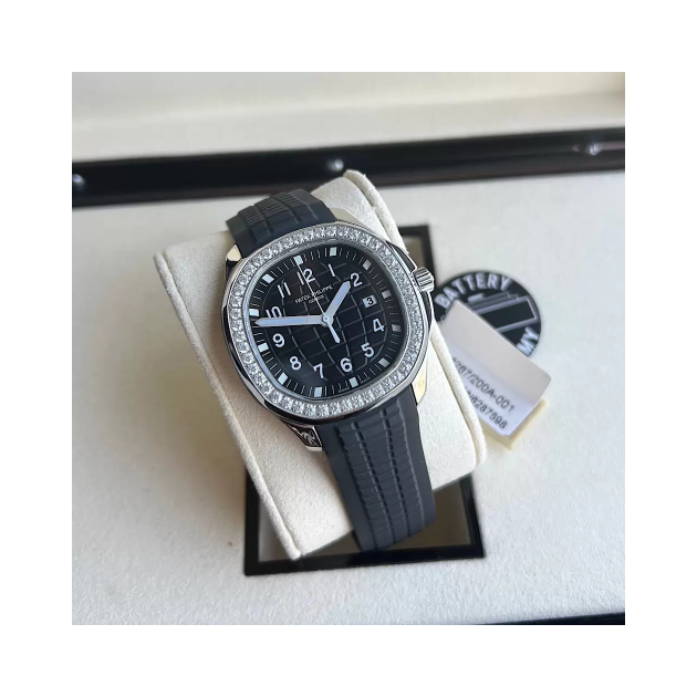 PATEK PHILIPPE 파텍필립 아쿠아넛 검판 다이아 베젤 38.8mm 5267