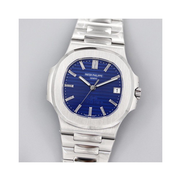 PATEK PHILIPPE 파텍필립 노틸러스 청판 40주년 한정판 5711/1P Nautilus
