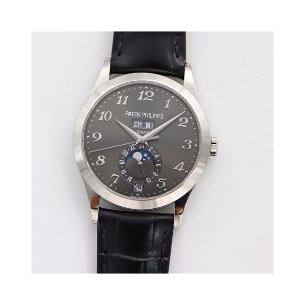 PATEK PHILIPPE 파텍필립 컴플리케이션 애뉴얼캘린더 그레이 다이얼 5396G