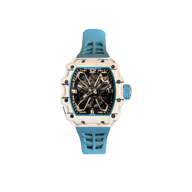 RICHARD MILLE 리차드밀 라파엘 나달 화이트 블루 러버밴드 RM35-03 (2color)