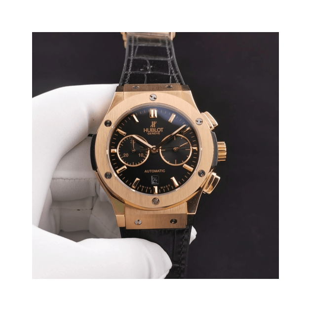 HUBLOT 위블로 클래식 퓨전 금통 블랙다이얼 521.OX.1181.LR
