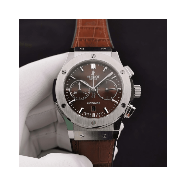 HUBLOT 위블로 클래식 퓨전 티타늄 브라운다이얼 521.NX.3471.LR.TKH14