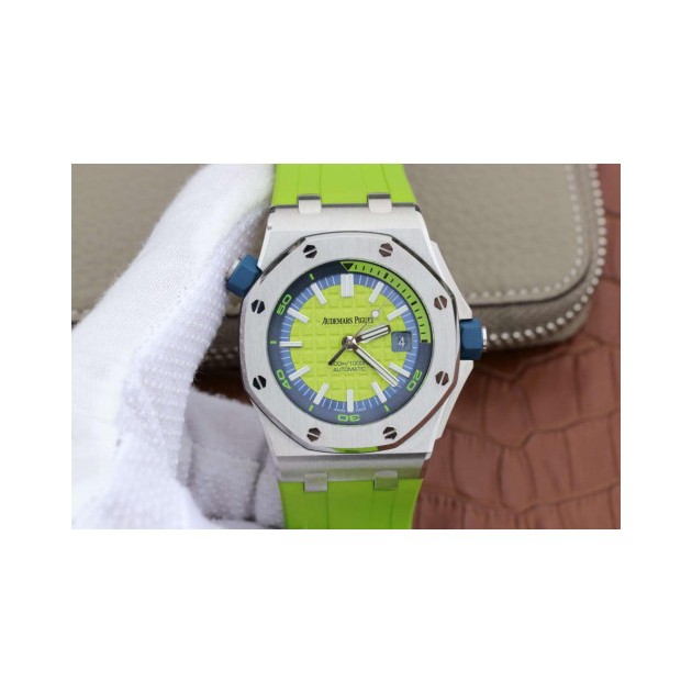 AUDEMARS PIGUET 오데마피게 로얄오크 오프쇼어 다이버 형광그린