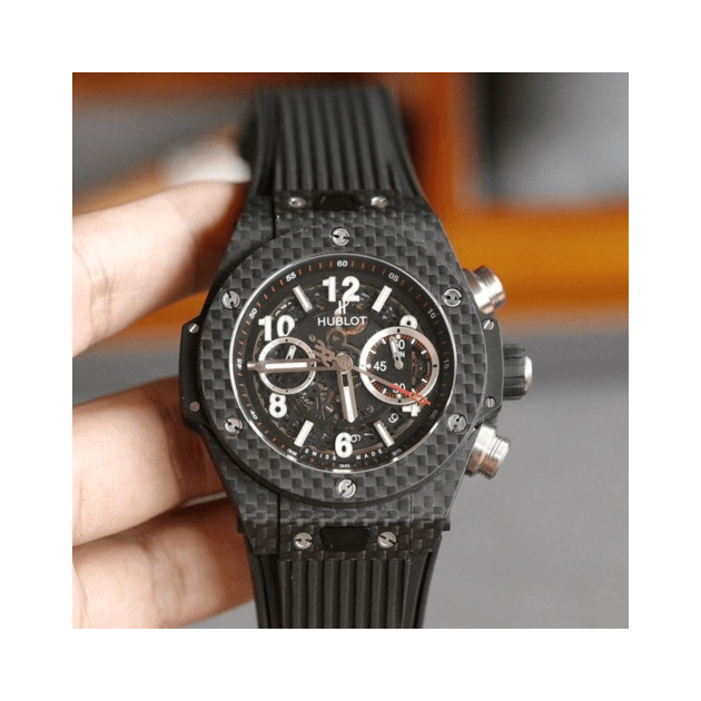 HUBLOT 위블로 빅뱅 유니코 카본 스켈레톤다이얼 블랙 411.HX.1170.RX