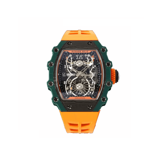 RICHARD MILLE 리차드밀 밀레 뚜르비옹 블랙 러버밴드 RM21-02 (3color)