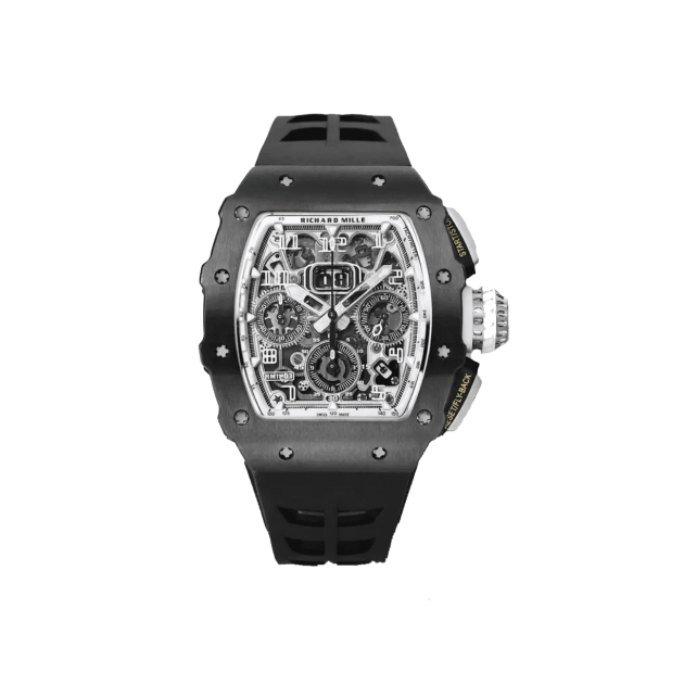 RICHARD MILLE 리차드밀 RM11-03 블랙 세라믹 러버밴드 (9color)