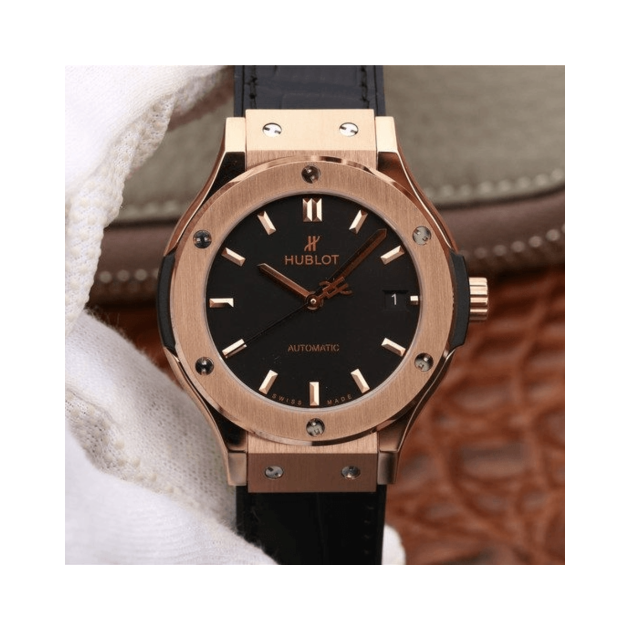 HUBLOT 위블로 클래식퓨전 킹골드 블랙다이얼 542.OX.1181.LR