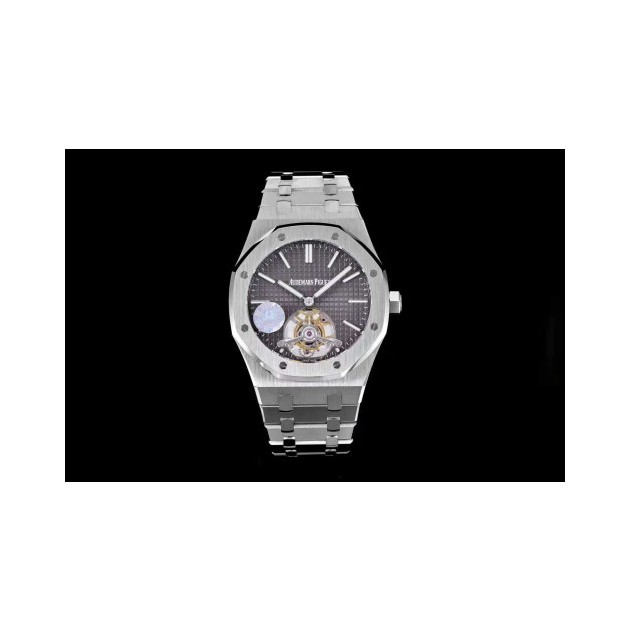 AUDEMARS PIGUET 오데마피게 로얄오크 뚜르비옹 스틸 브라운다이얼