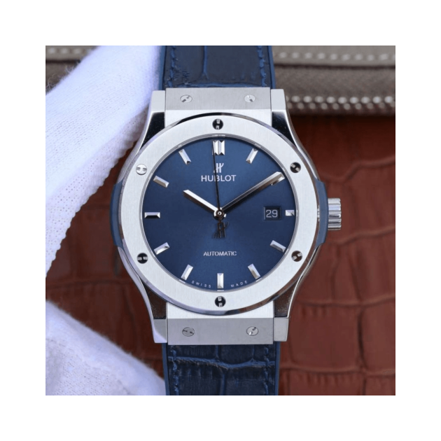HUBLOT 위블로 클래식퓨전 티타늄 블루다이얼 542.NX.7170.LR