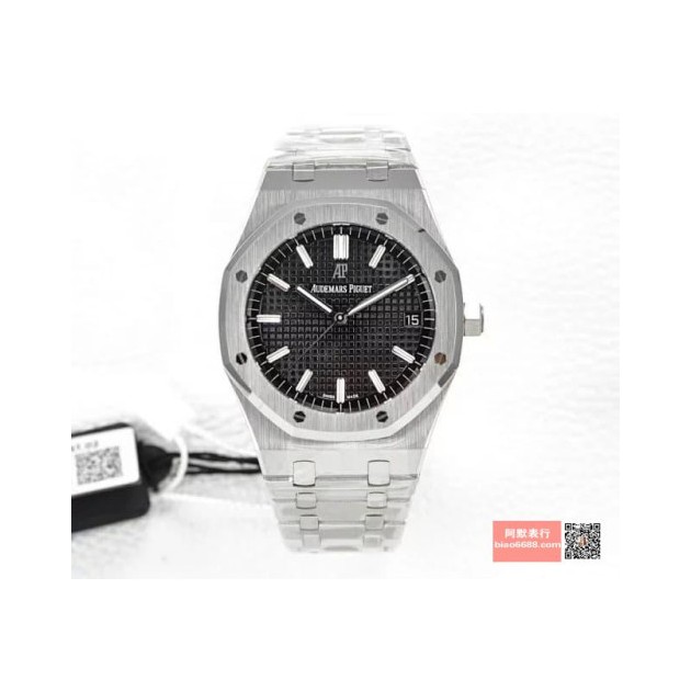 AUDEMARS PIGUET 오데마피게 로얄오크 스틸 블랙다이얼 15500