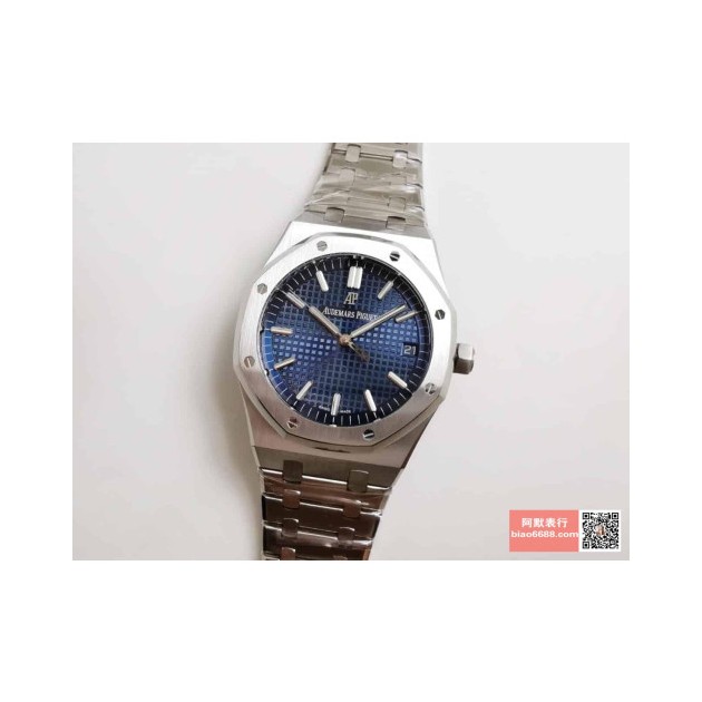 AUDEMARS PIGUET 오데마피게 로얄오크 스틸 블루다이얼 15500