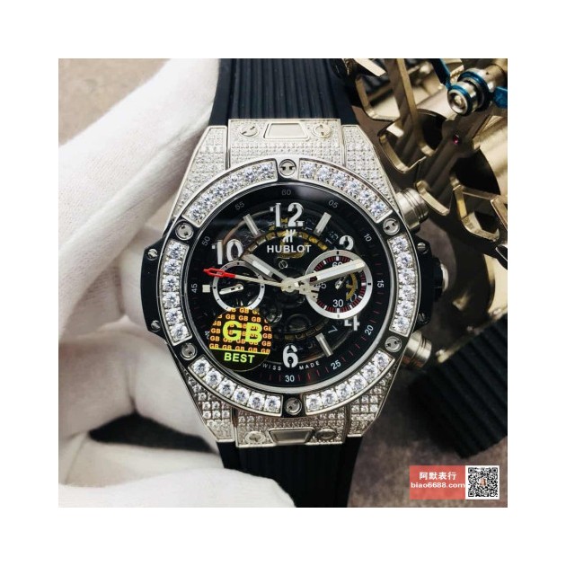 HUBLOT 위블로 빅뱅 유니코 티타늄 블랙 풀다이아