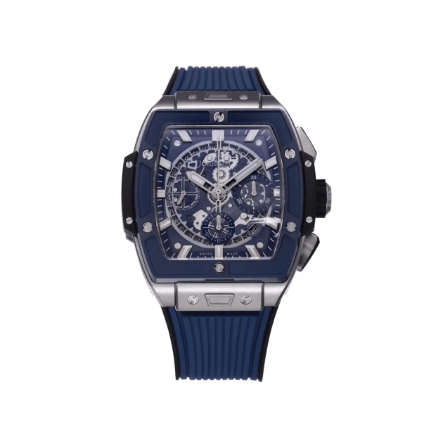 HUBLOT 위블로 스피릿 오브 빅뱅 블루 로즈골드 42mm 642.NL.7170.RX