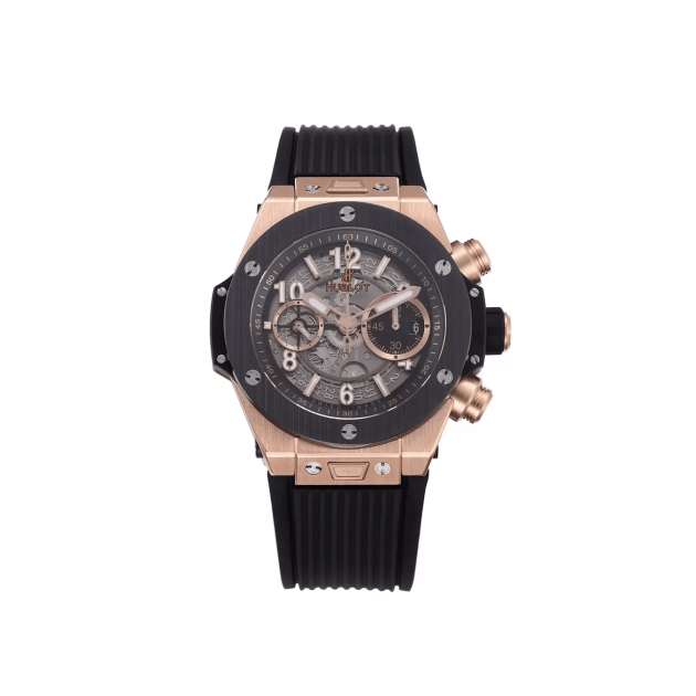HUBLOT 위블로 빅뱅 크로노그래프 로즈골드 세라믹 베젤 42mm 421.OL.5180.RX