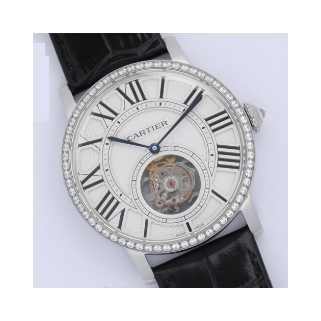 CARTIER 까르띠에 로통드 드 까르띠에 플라잉 다이아 베젤 40mm