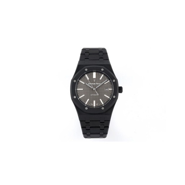 AUDEMARS PIGUET 오데마피게 로얄오크 블랙 그레이 다이얼 DLC 15400
