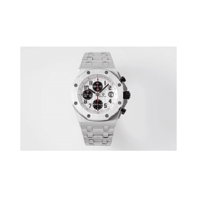 AUDEMARS PIGUET 오데마피게 로얄오크 오프쇼어 흰검 다이얼 26470