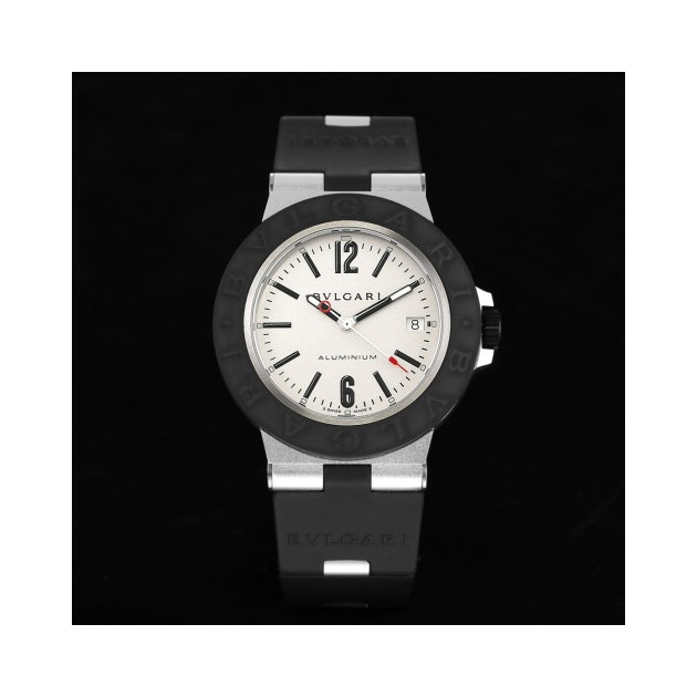 BULGARI 불가리 알루미늄 워치 흰판