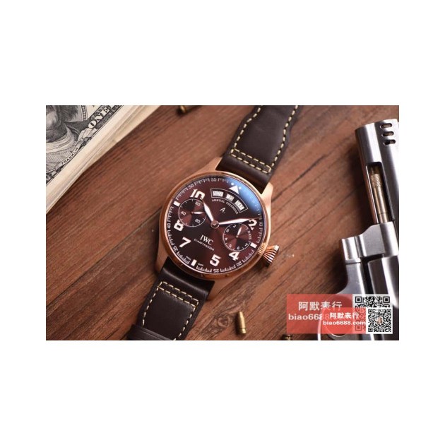 IWC 아이더블유씨 빅 파일럿 애뉴얼 캘린더 어린왕자 에디션 레드다이얼