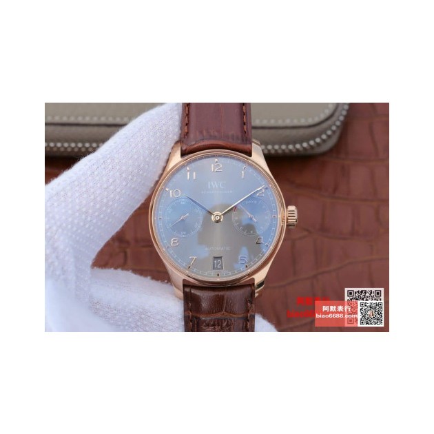 IWC 아이더블유씨 포르투기저 세븐데이즈 로즈골드 그레이다이얼