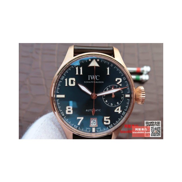 IWC 아이더블유씨 빅 파일럿 어린왕자 에디션 로즈골드 블루다이얼