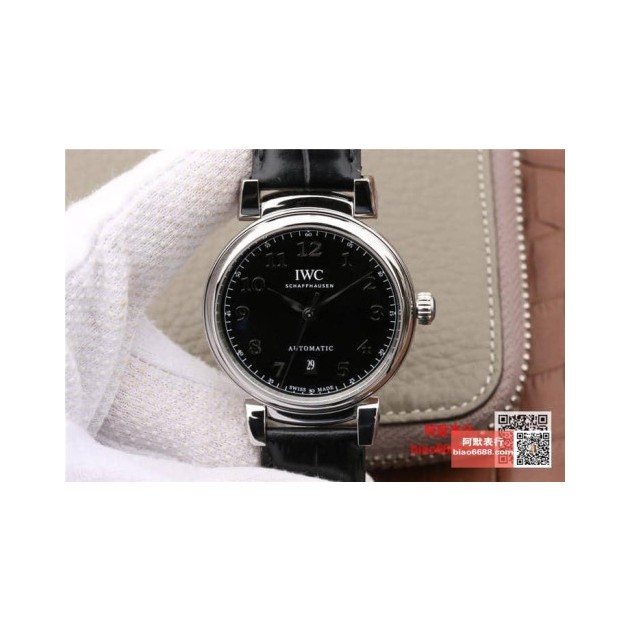 IWC 아이더블유씨 다빈치 오토매틱 스틸 블랙다이얼