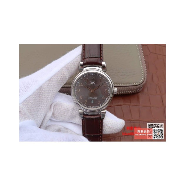 IWC 아이더블유씨 다빈치 스틸 그레이다이얼