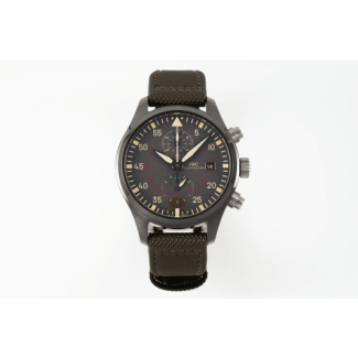 IWC 아이더블유씨 파일럿 플라이백 크로노그래프 브라운 44mm