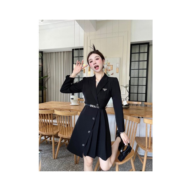 PRADA 프라다 트렌치 원피스 벨트포함