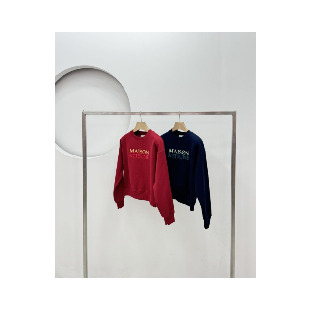 MAISON KITSUNE 메종키츠네 그라데이션 맨투맨