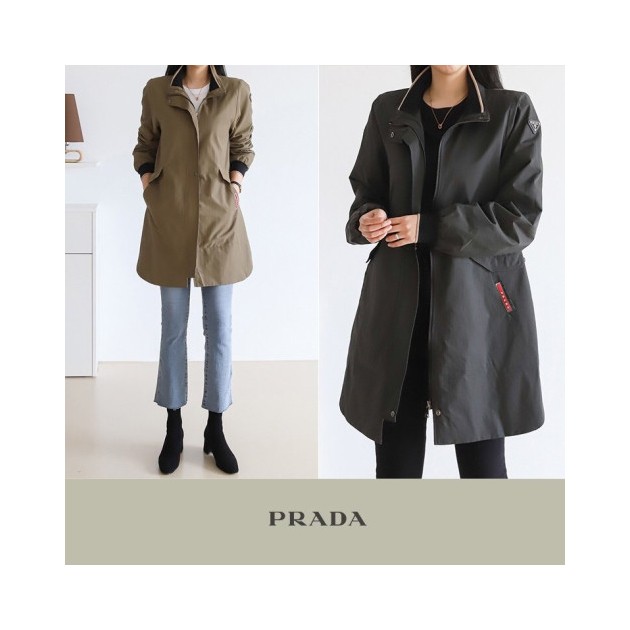 PRADA 프라다 24FW 나일론 우븐 사파리 재킷