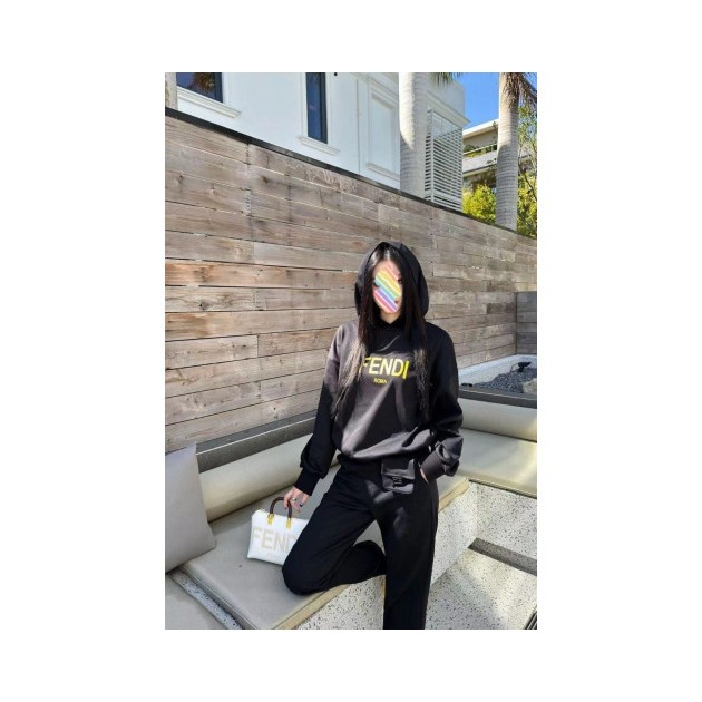 FENDI 펜디 로고 후드세트