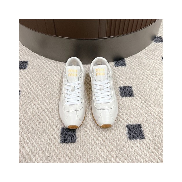 MIUMIU 미우미우 여성용 스니커즈 M63614-1 2024/신상 블랙,화이트 2color