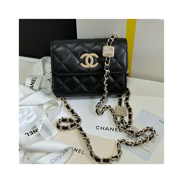 CHANEL 샤넬 크로스백 12CM AS96111 블랙,그레이,화이트 3color