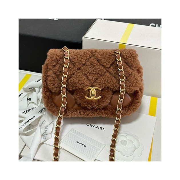 CHANEL 샤넬 시어링 스몰&라지 플랩백 AS5149