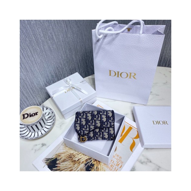 49위 DIOR 디올 오블리크 새들 반지갑 S5613 2024/신상