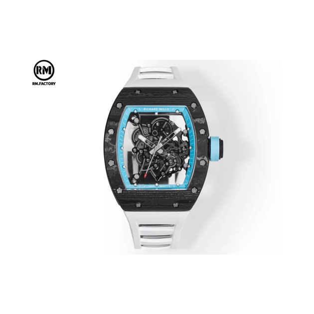 RICHARD MILLE 리차드밀 부바왓슨 블랙 카본 블루 RM-055