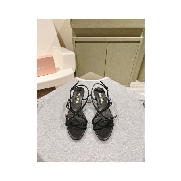 MIUMIU 미우미우 여성용 샌들 (굽높이5.5CM) M96847-1 2024/신상 2COLOR