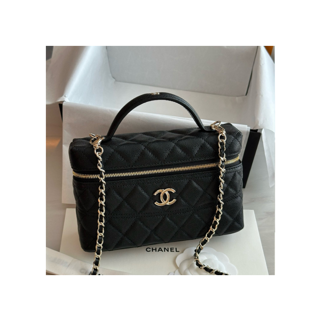 CHANEL 샤넬 코스메틱 파우치백 AP4407