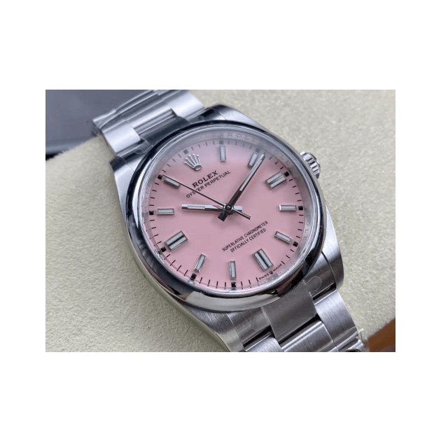ROLEX 로렉스 오이스터퍼페츄얼 핑크 다이얼 36mm 126000