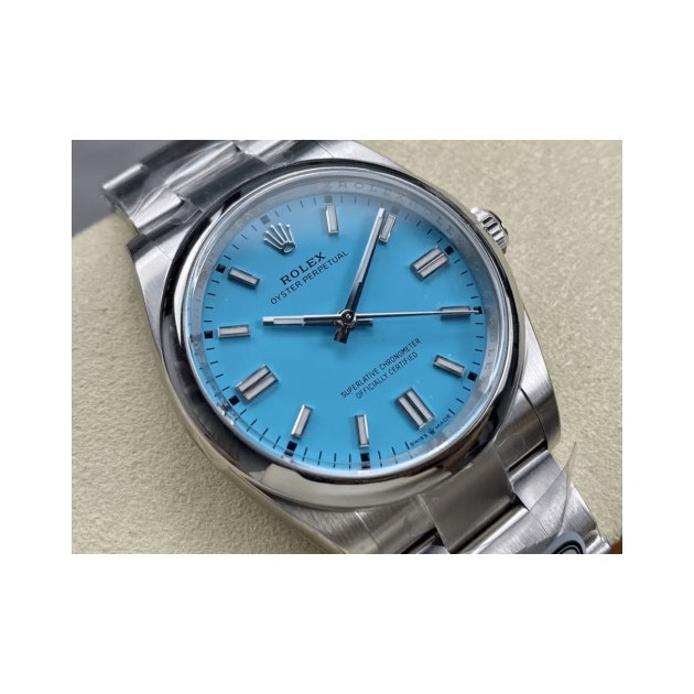 ROLEX 로렉스 오이스터퍼페츄얼 터콰이즈 다이얼 36mm 126000